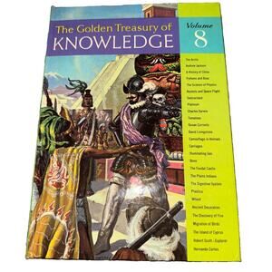 The Golden Treasury of Knowledge, Volume 8 Hardcover Golden Press 1961